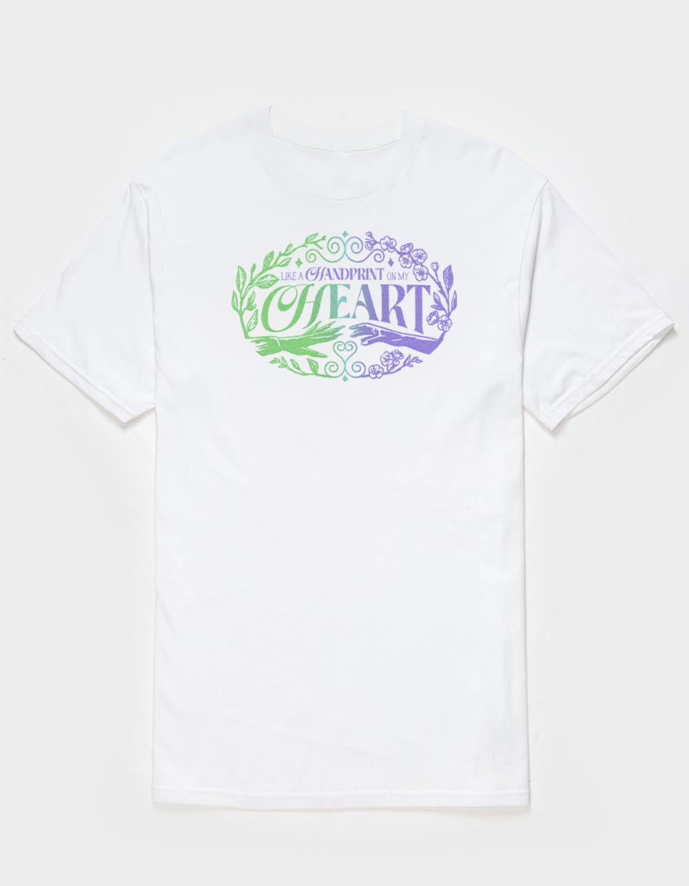 WICKED Handprint On My Heart Unisex Tee - WHITE