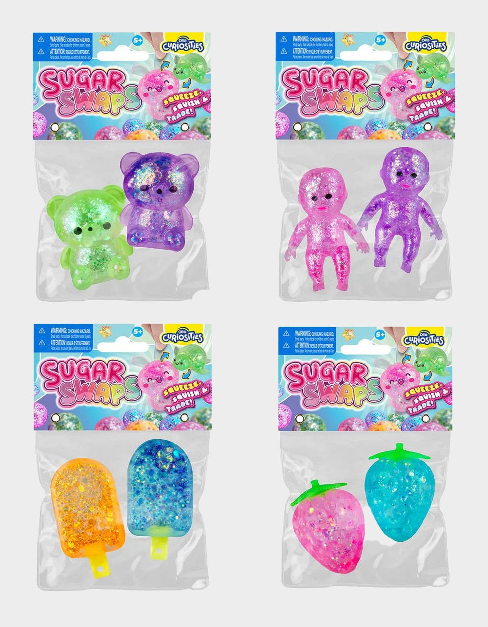 SUGAR SWAPS Assorted Squishy Toys - ASST