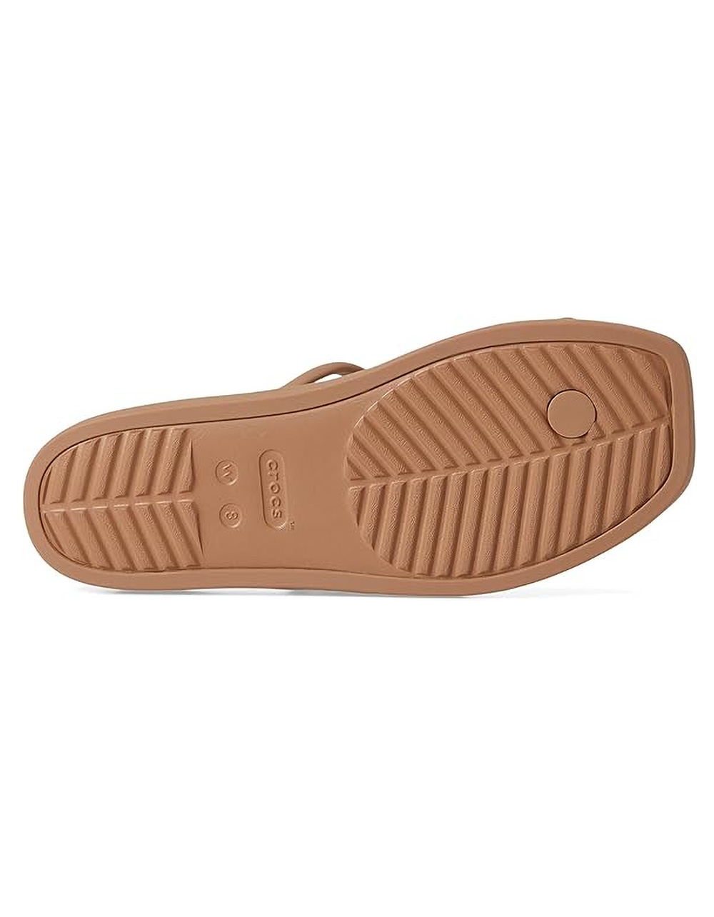 CROCS Miami Womens Toe Loop Sandals - CHOCOLATE