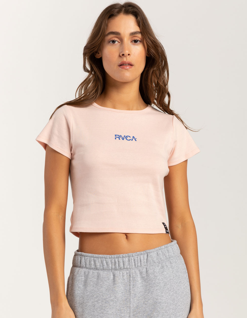 RVCA Paradise Womens Baby Tee - PINK