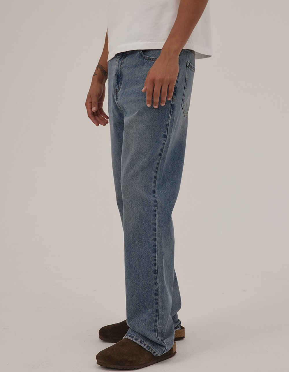 RSQ Mens Relaxed Bootcut Jeans - DIRTY DENIM