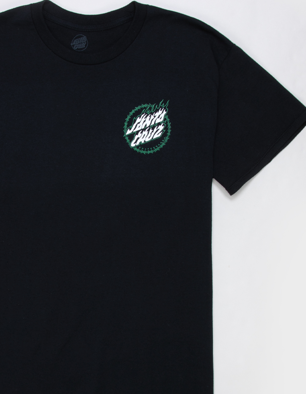 SANTA CRUZ Wired Flame Mens Tee - BLACK