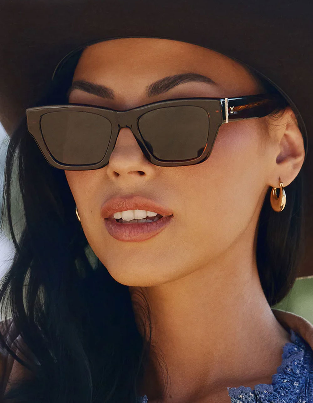 DIFF EYEWEAR x Yellowstone Beth II Polarized Sunglasses - TORTOISE