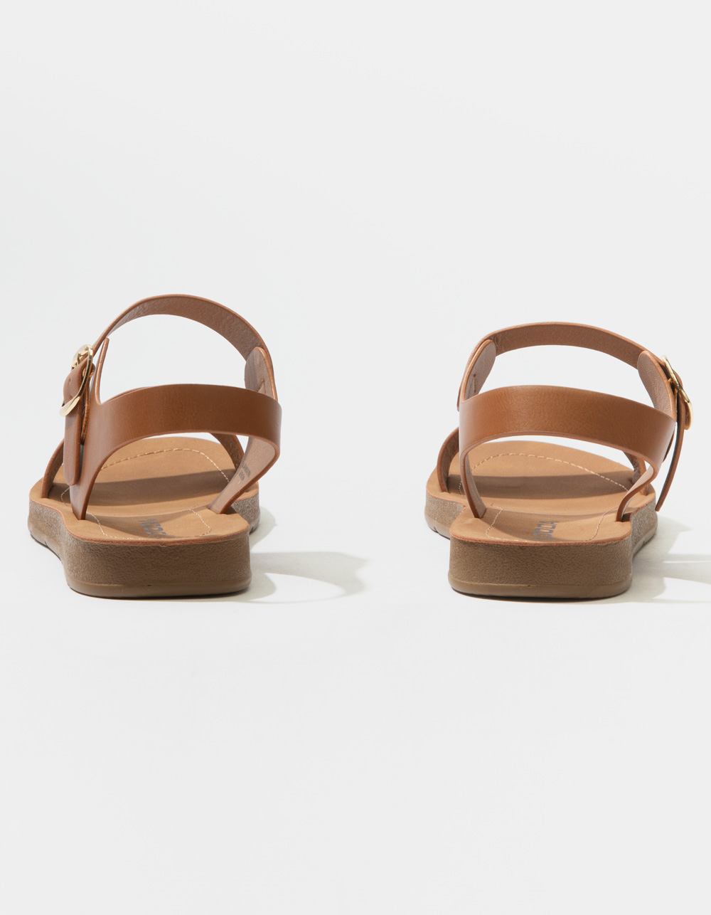 SODA Comfort Ankle Womens Sandals - TAN