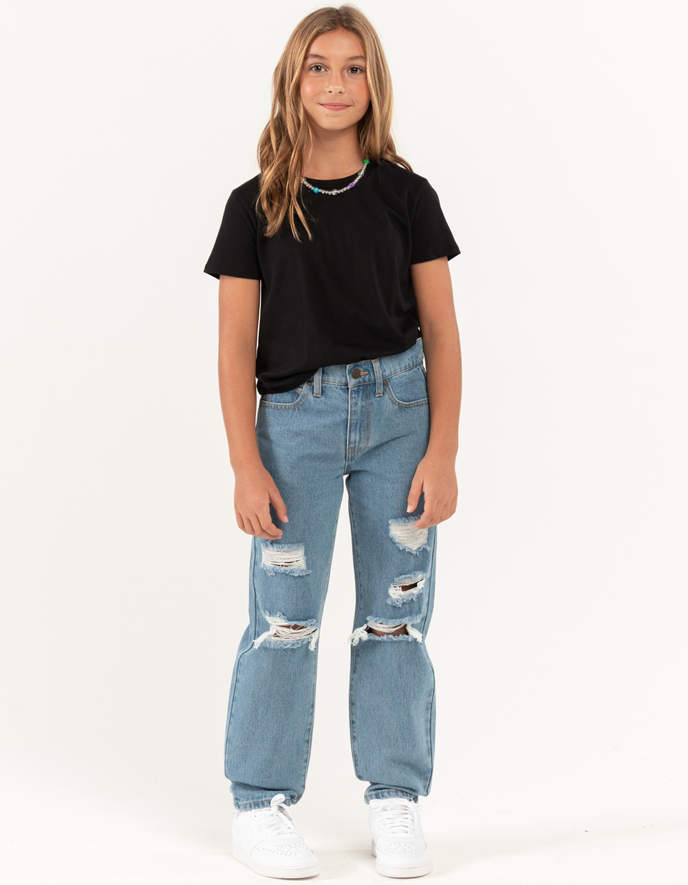 RSQ Girls Baggy Jeans - WASH | Tillys
