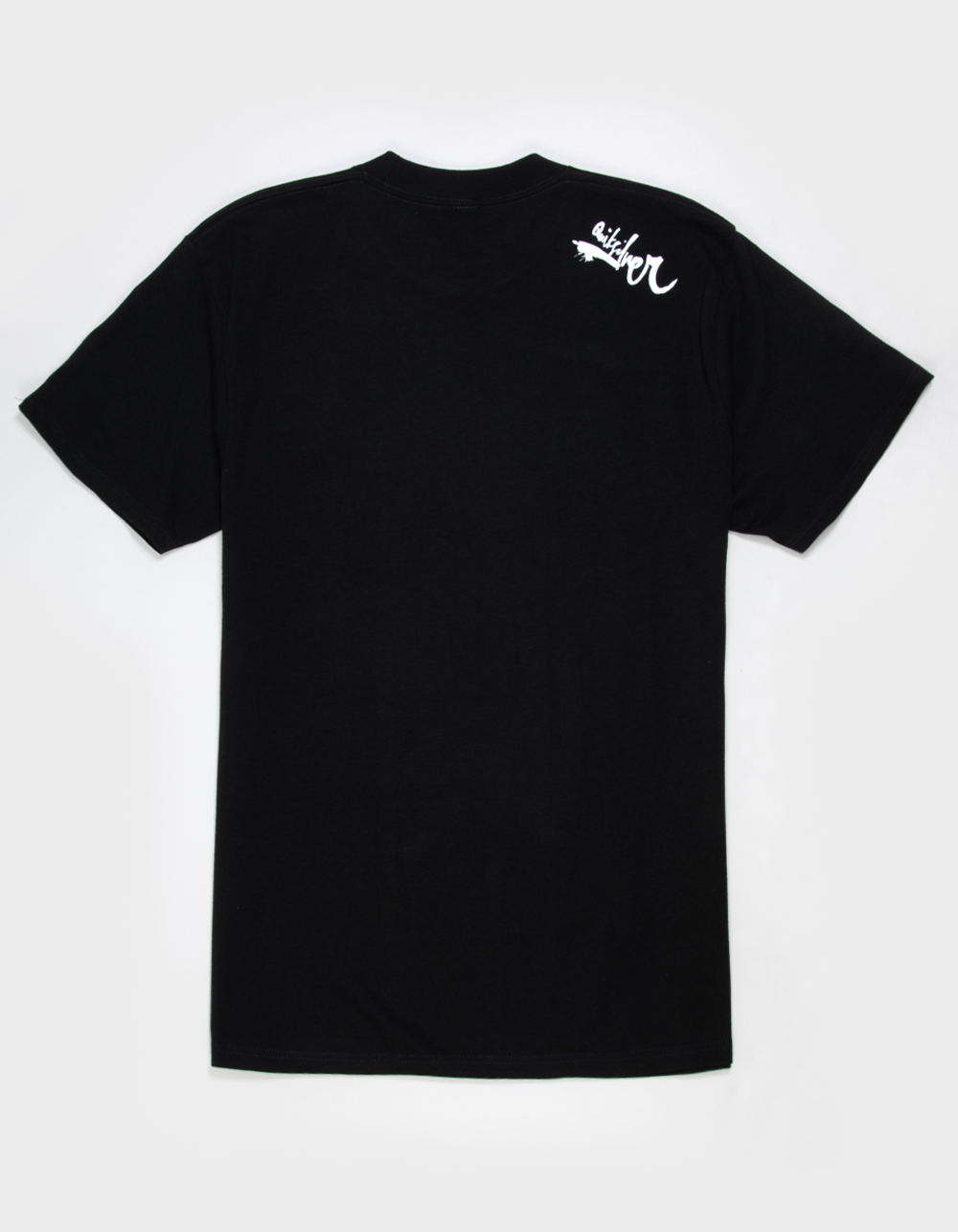 QUIKSILVER Script Sticker Mens Tee - BLACK