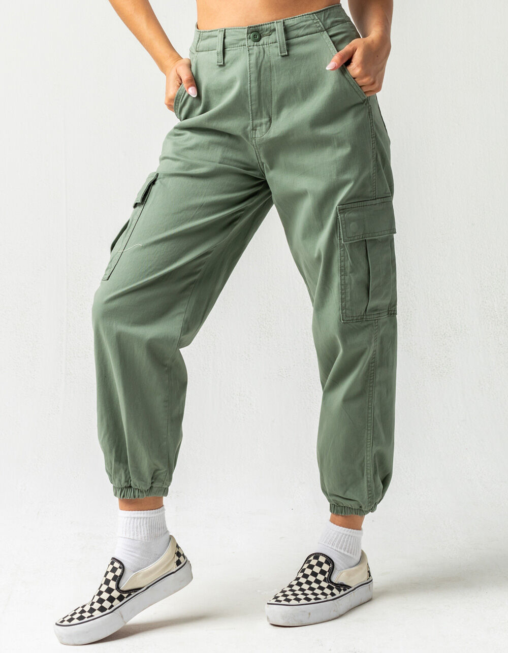 LEVI'S High Waisted Womens Cargo Pants - OLIVE | Tillys