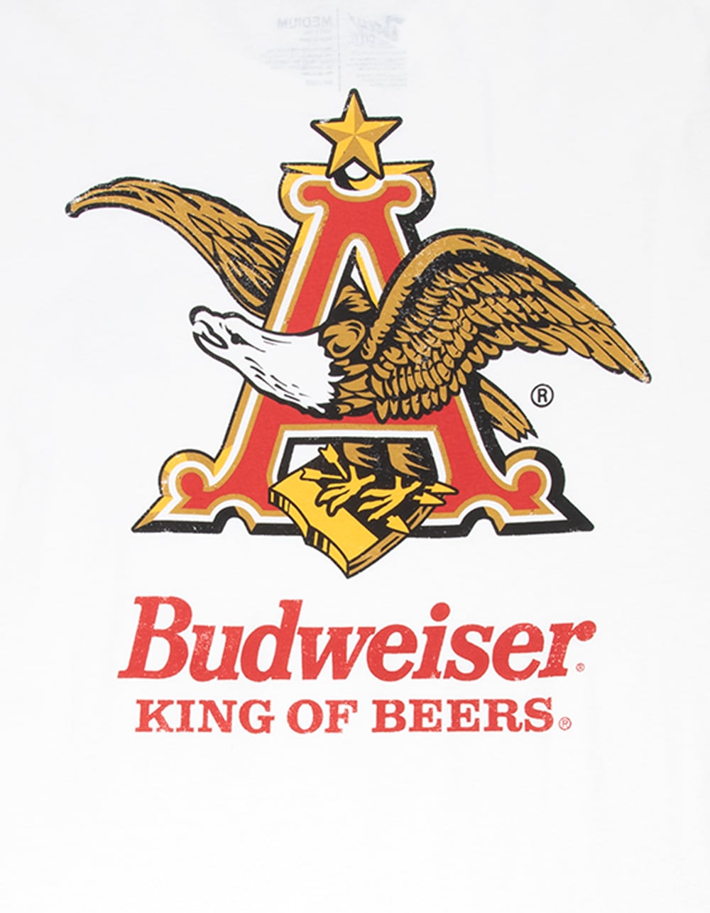 BUDWEISER Mens Muscle Tee - CREAM