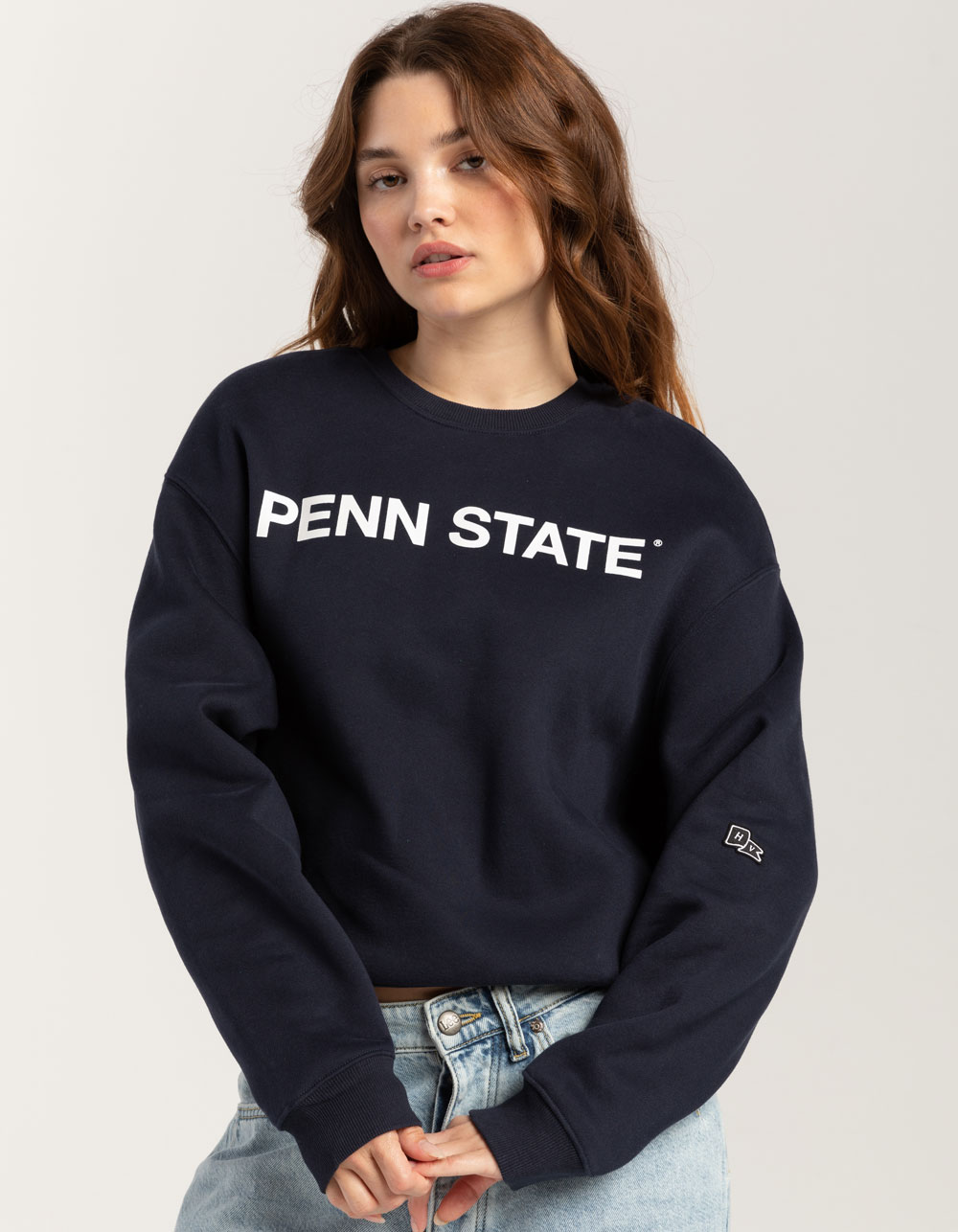 HYPE AND VICE Penn State University Womens Crewneck Sweatshirt