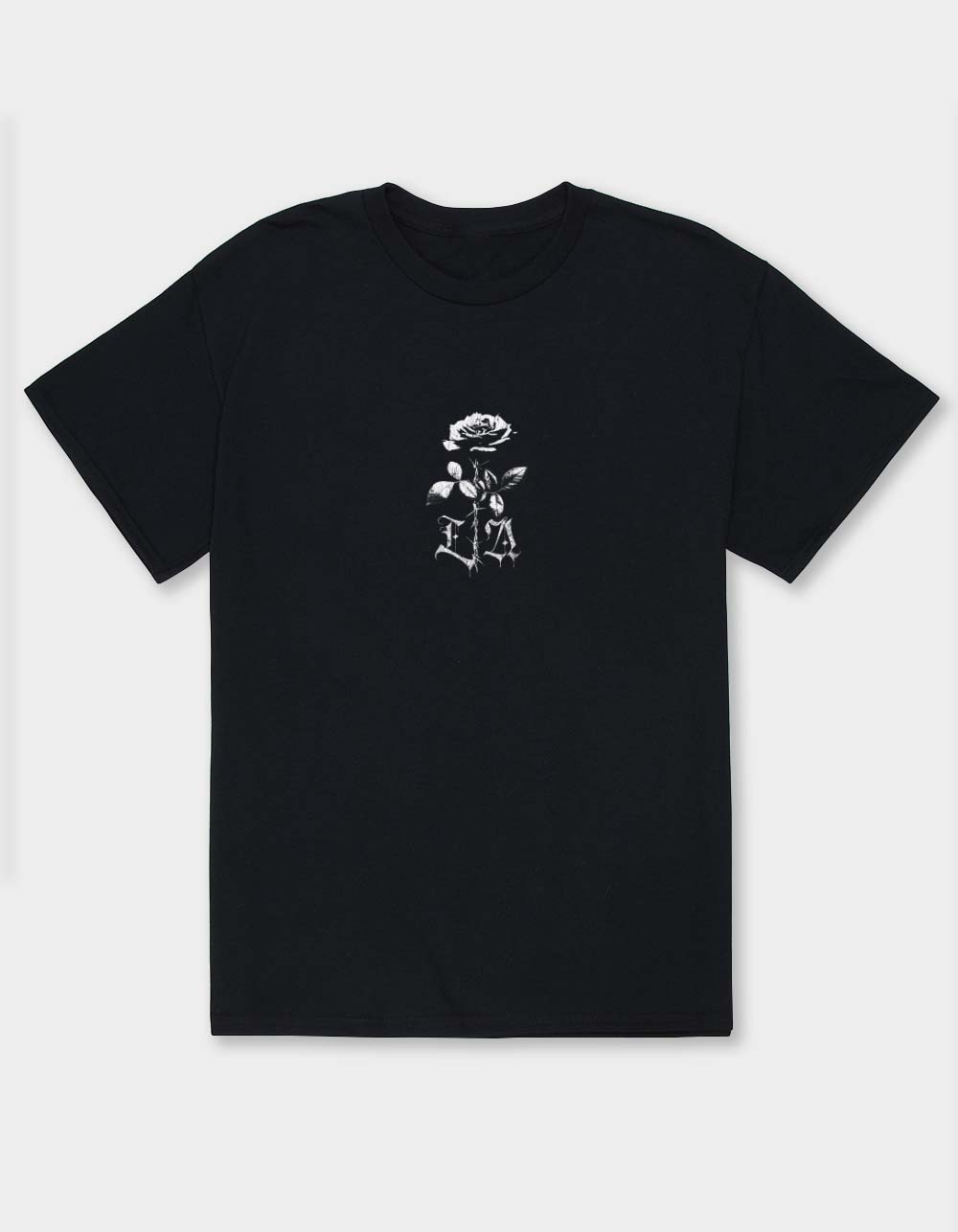 Rose LA Barbed Unisex Tee - BLACK