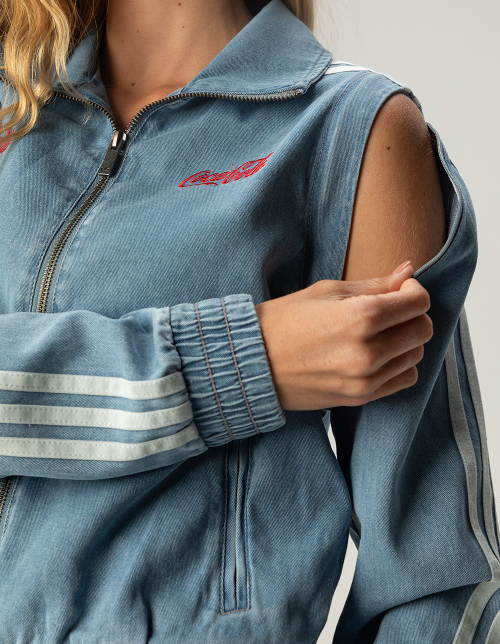 ADIDAS x Coca-Cola Firebird Womens Track Jacket - LTBLU