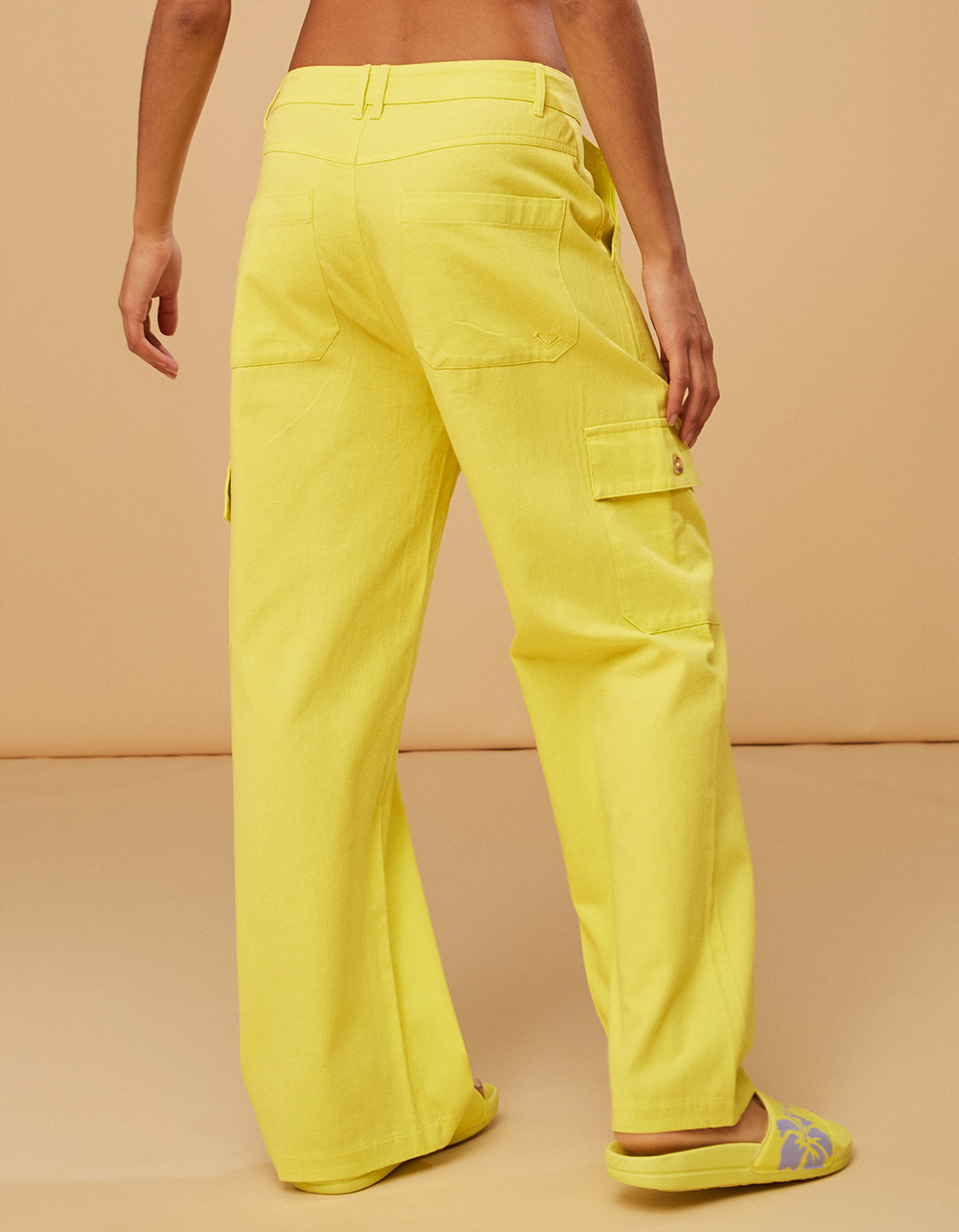 ROXY x Kate Bosworth Surf Kind Kate Womens Cargo Pants - YELLOW | Tillys