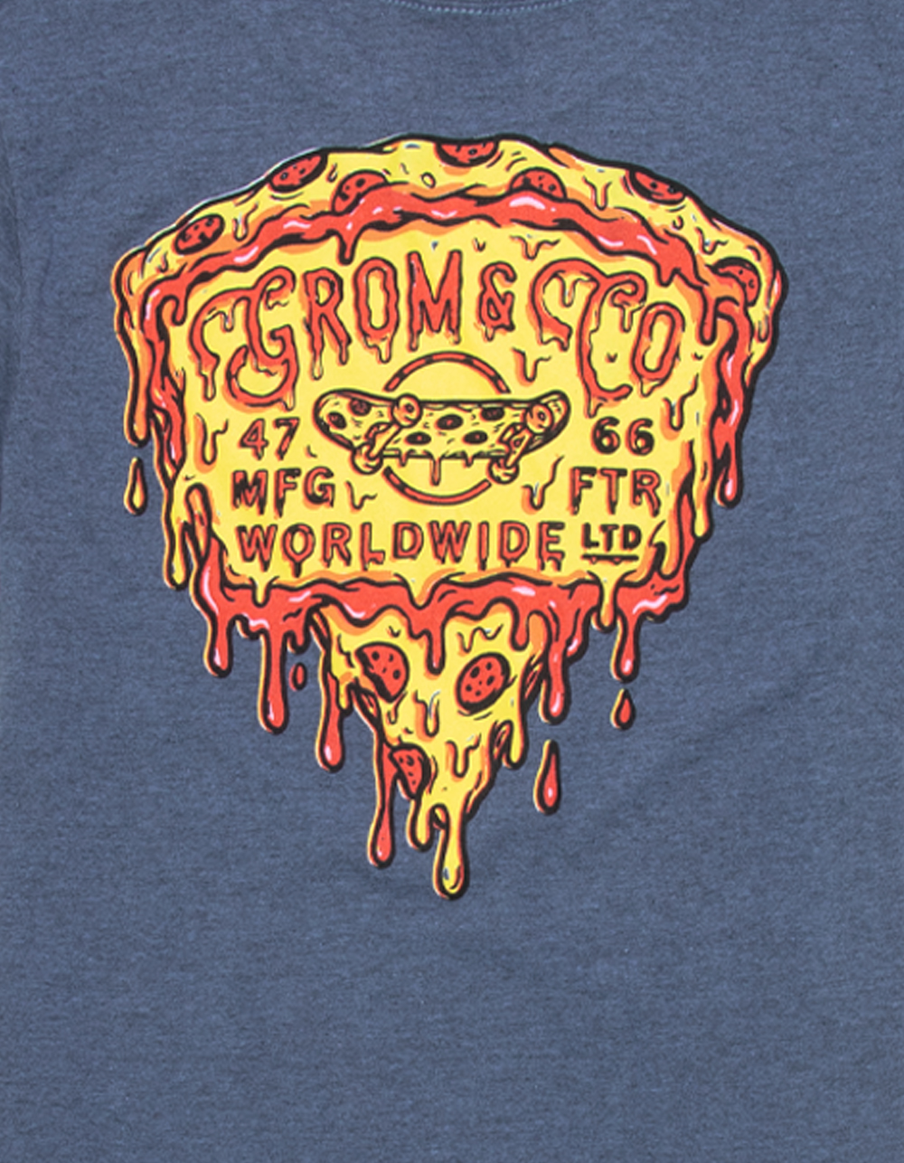 GROM Drippy Co Boys Tee - NAVY