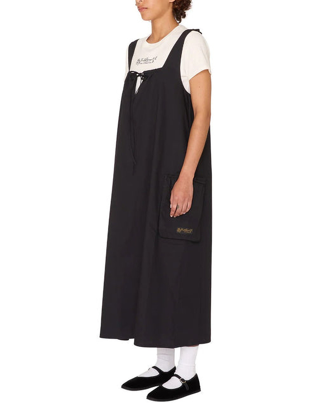 OBEY Ceremony Womens Cinch Dress - BLACK