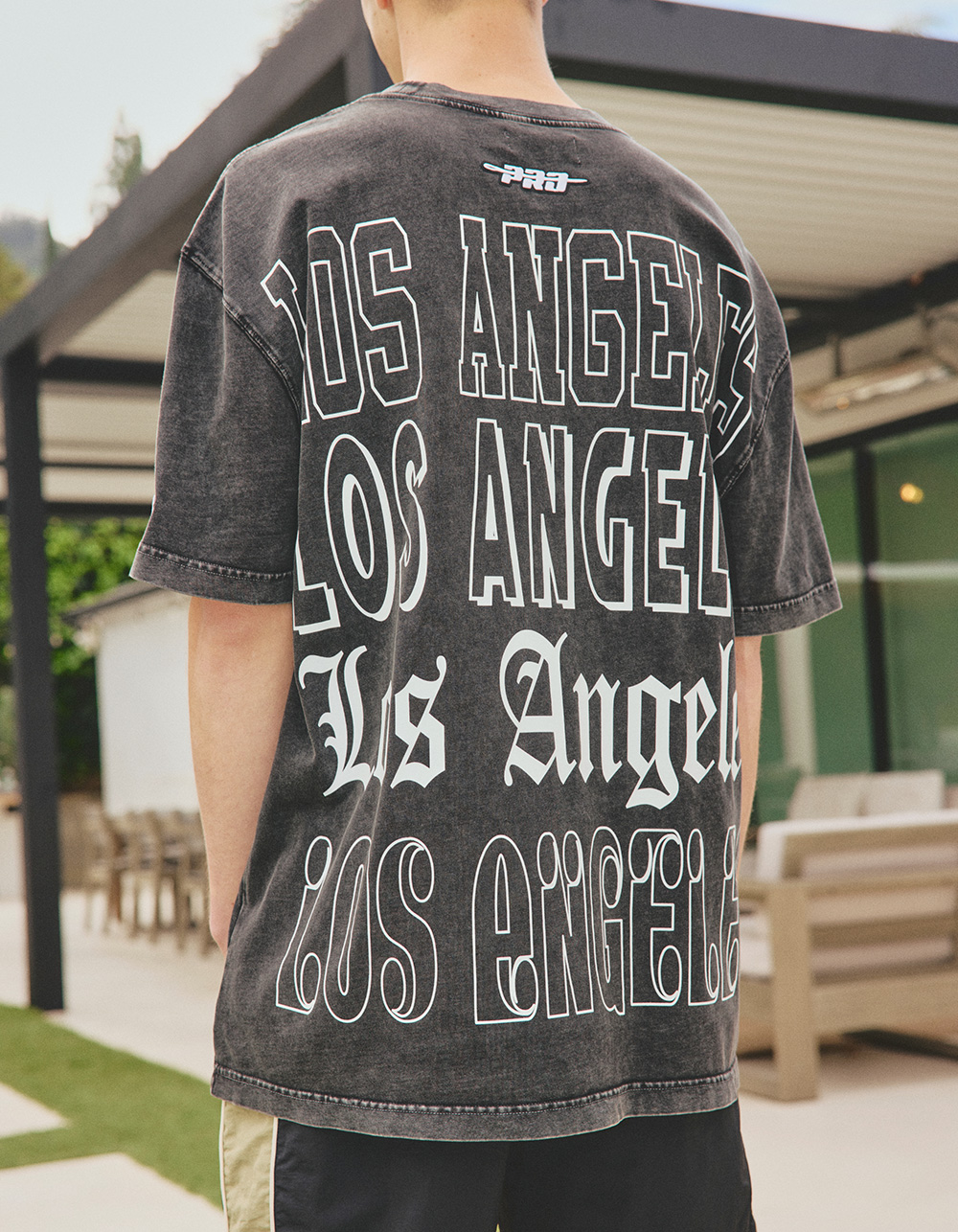 PRO STANDARD Los Angeles Dodgers Billboard Mens Boxy Tee - WASHED
