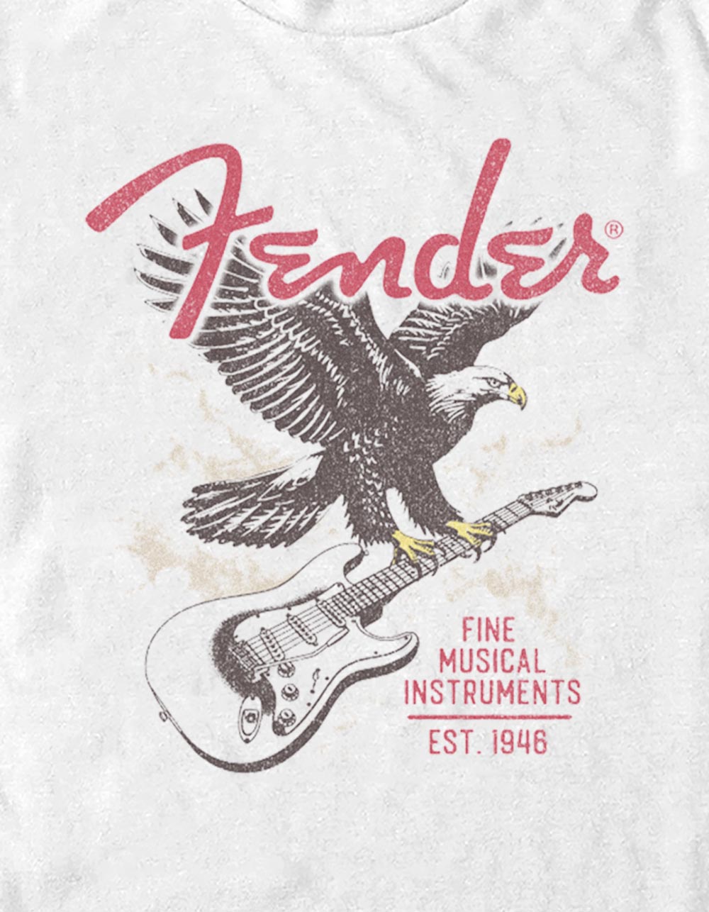 FENDER Strat Eagle Unisex Tee - WHITE