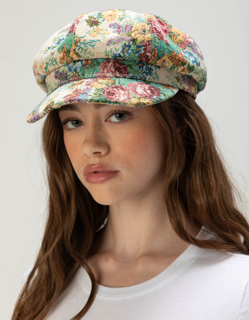 Tapestry Baker Boy Hat - MULTI