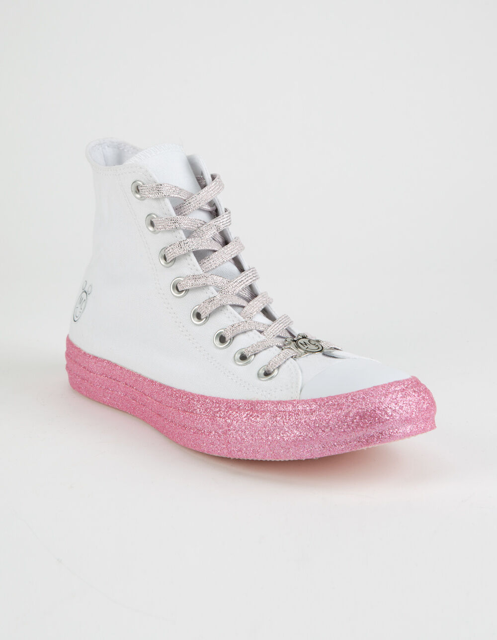 CONVERSE x MILEY Chuck Taylor All Star White High Top Shoes - WHITE ...