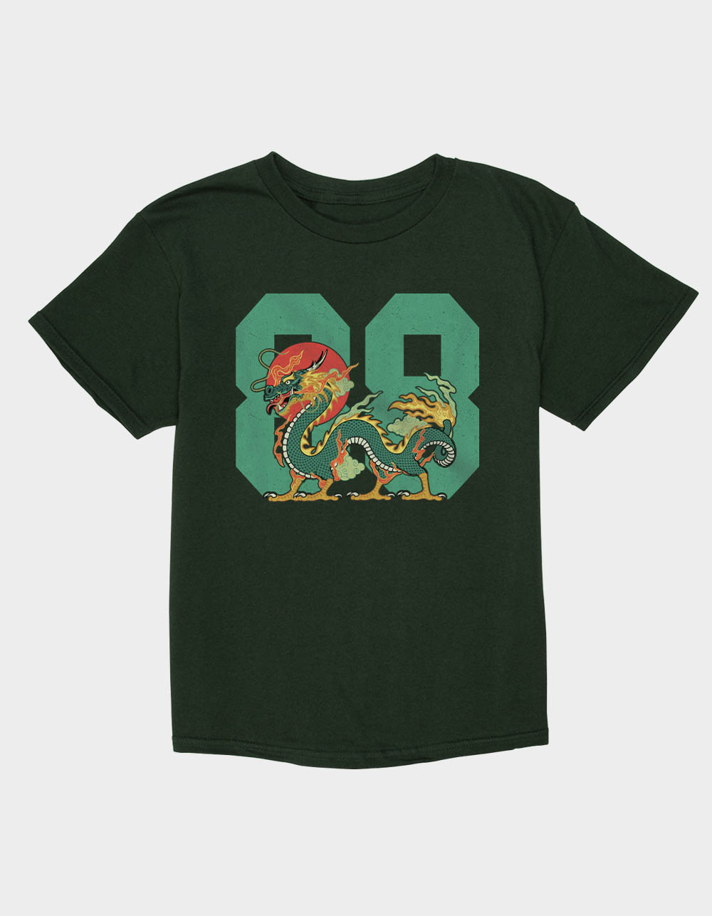COLLEGIATE 88 Dragon Boys Tee - FOREST