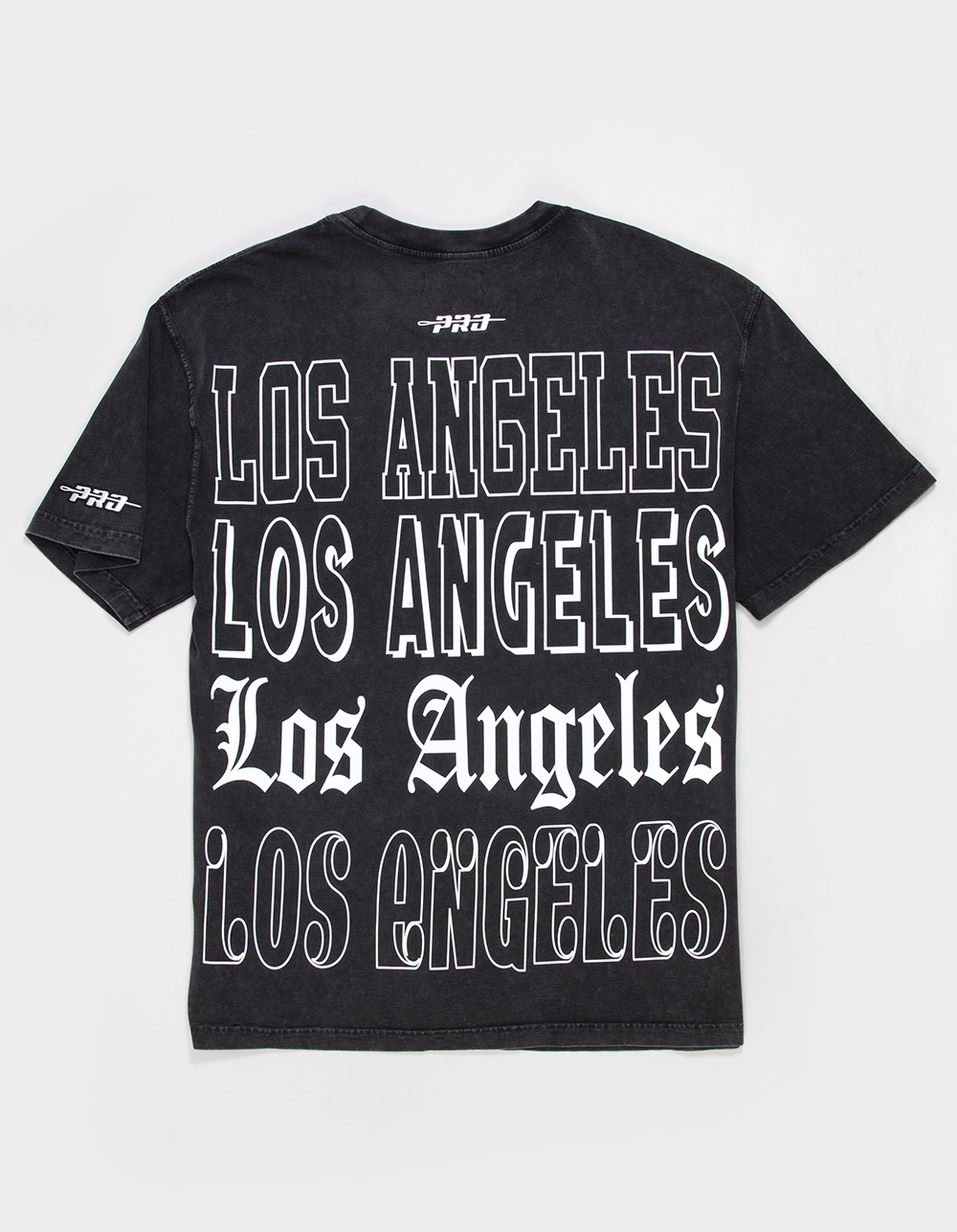 PRO STANDARD Los Angeles Dodgers Billboard Mens Boxy Tee - WASHED BLACK