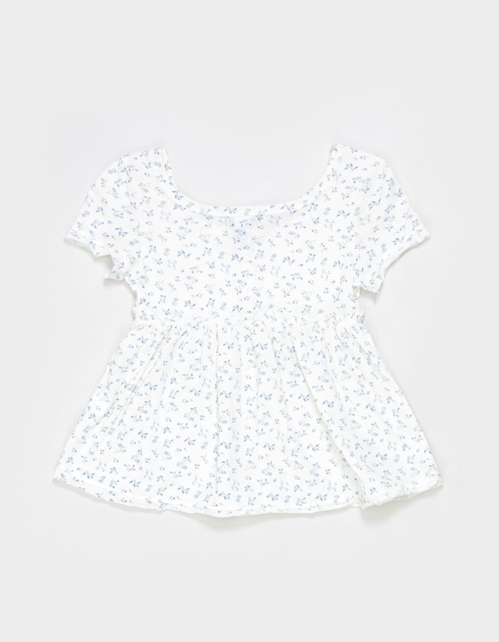 RSQ Girls Floral Babydoll Top - Cream Combo