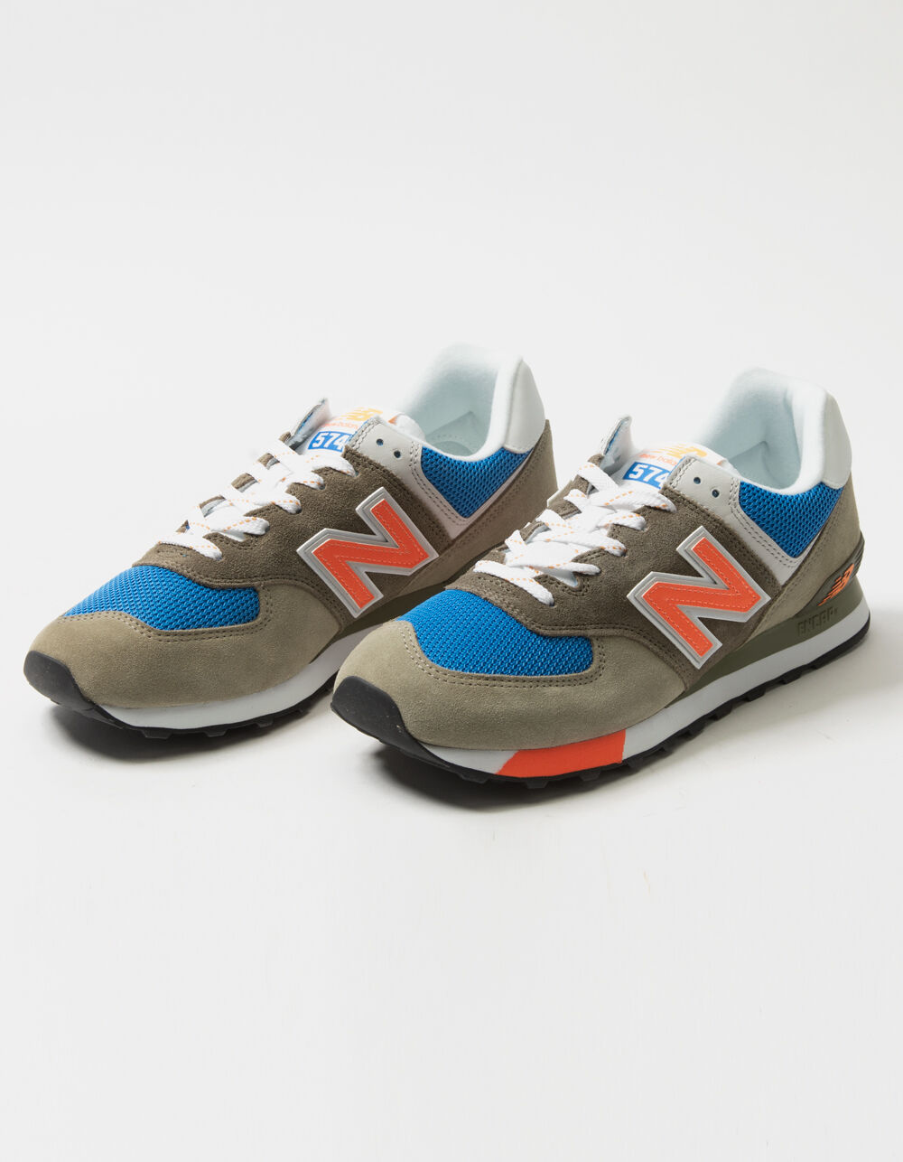 NEW BALANCE 574 Mens Shoes - GRAY COMBO 