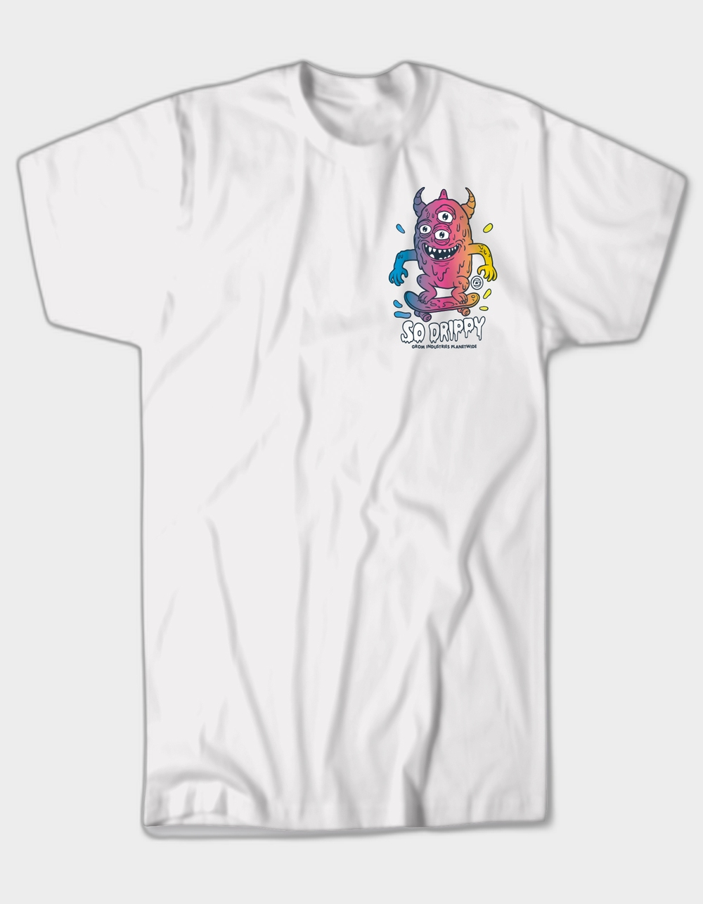 GROM Drip Boys Tee - WHITE