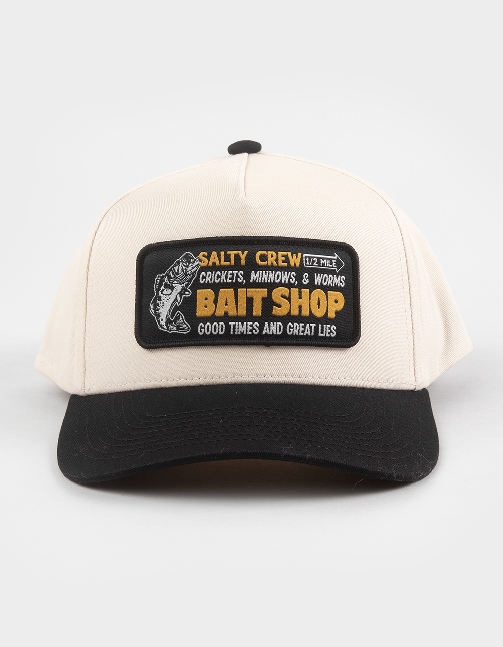 SALTY CREW Bait Shop Snapback Hat - BLACK COMBO