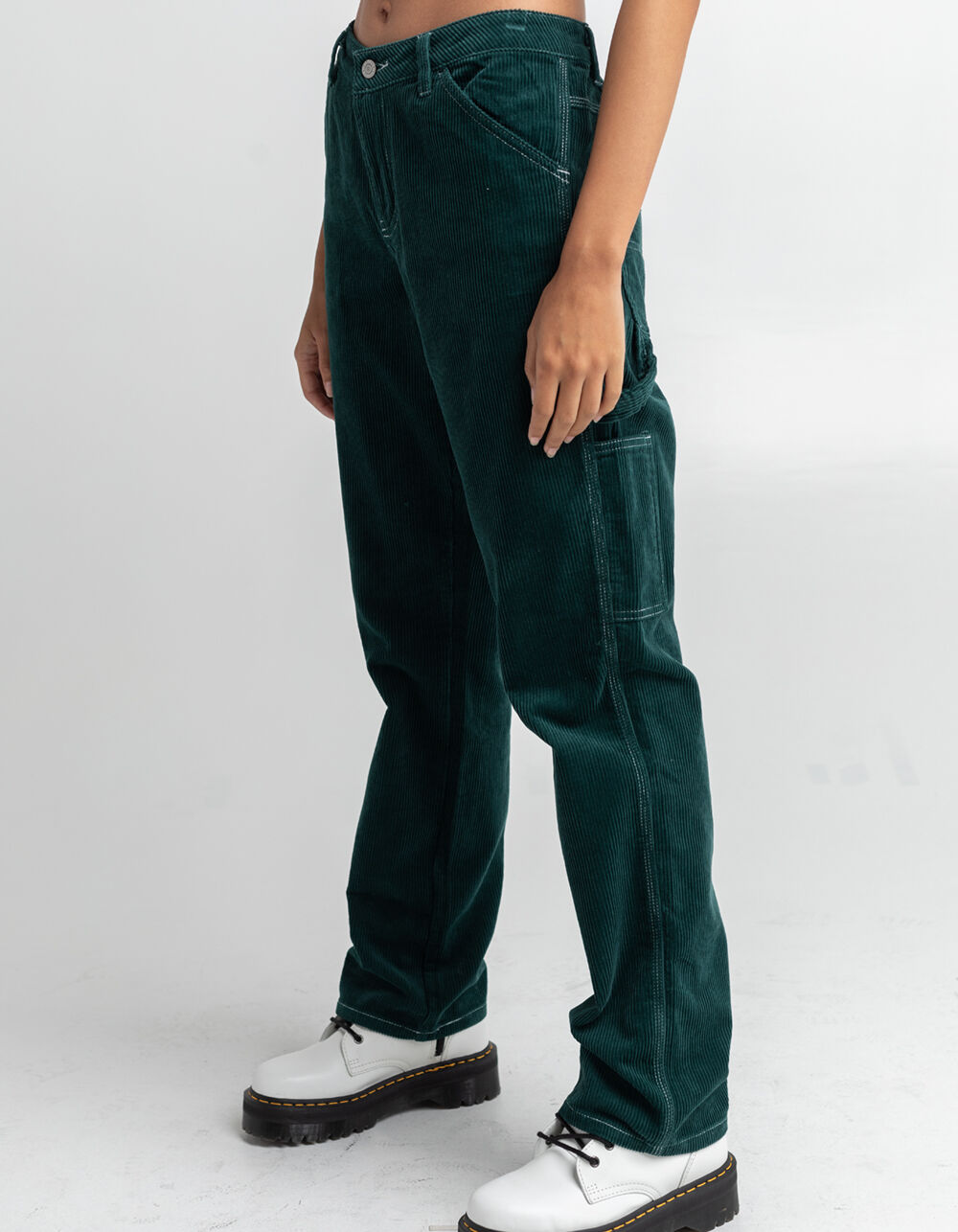 DICKIES Corduroy Womens Carpenter Pants FOREST Tillys