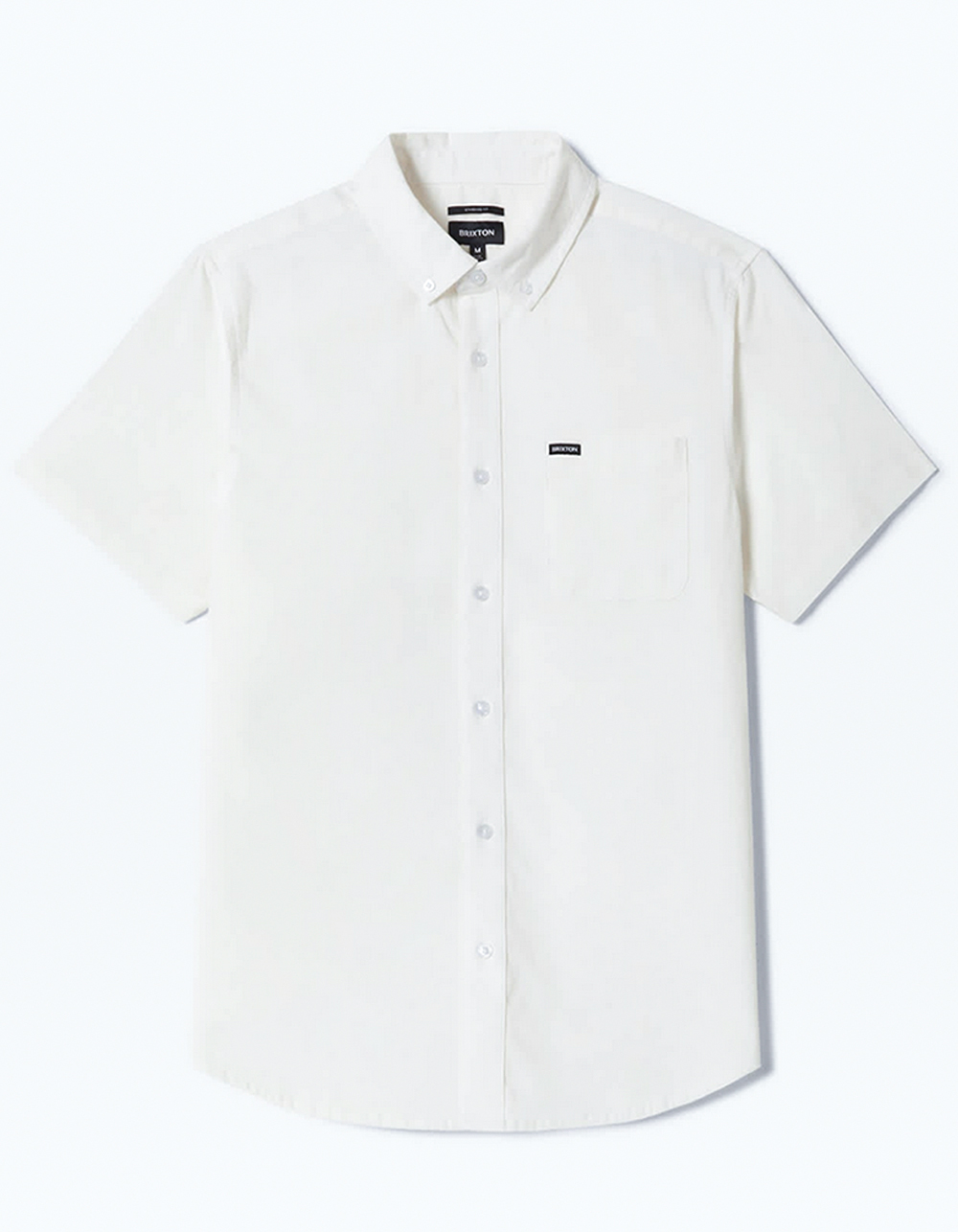 BRIXTON Sanford Oxford Mens Button Up Shirt - OFF WHITE