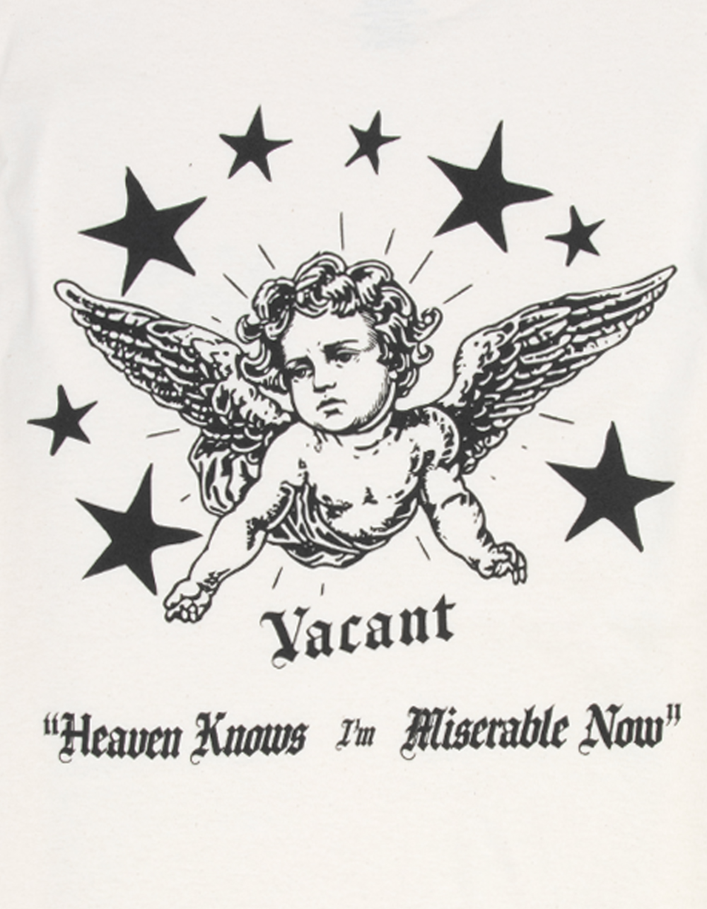 PRETTY VACANT Heavens Mens Tee - OFF WHITE