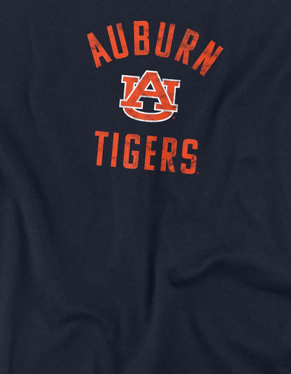AUBURN UNIVERSITY AU Womens Cropped Tee - NAVY