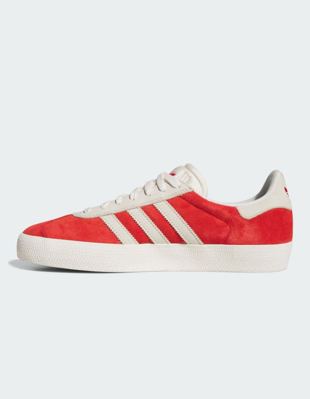 ADIDAS Gazelle ADV Shoes - BETTER SCARLET / CHALK WHITE GOLD METALLIC