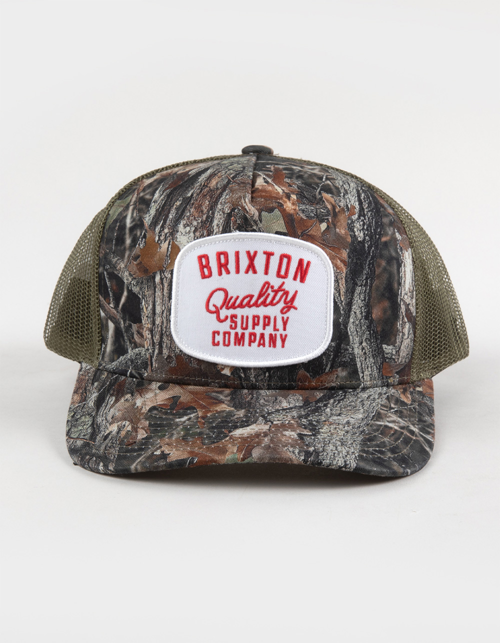 BRIXTON Hubal Trucker Hat - CAMO GREEN