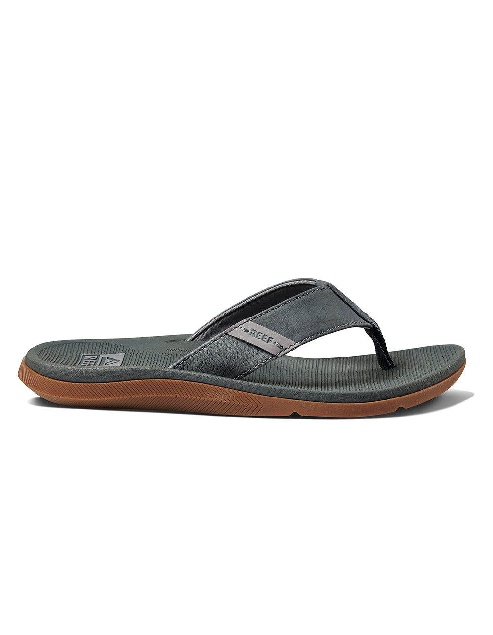 REEF Santa Ana Mens Flip Flops - GRAY
