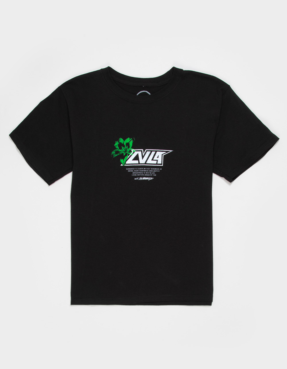 CVLA Urban Flora Boys Tee - BLACK