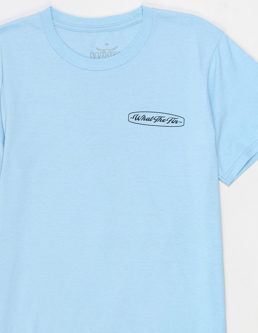 WHAT THE FIN Surfsquatch Boys Tee - LIGHT BLUE