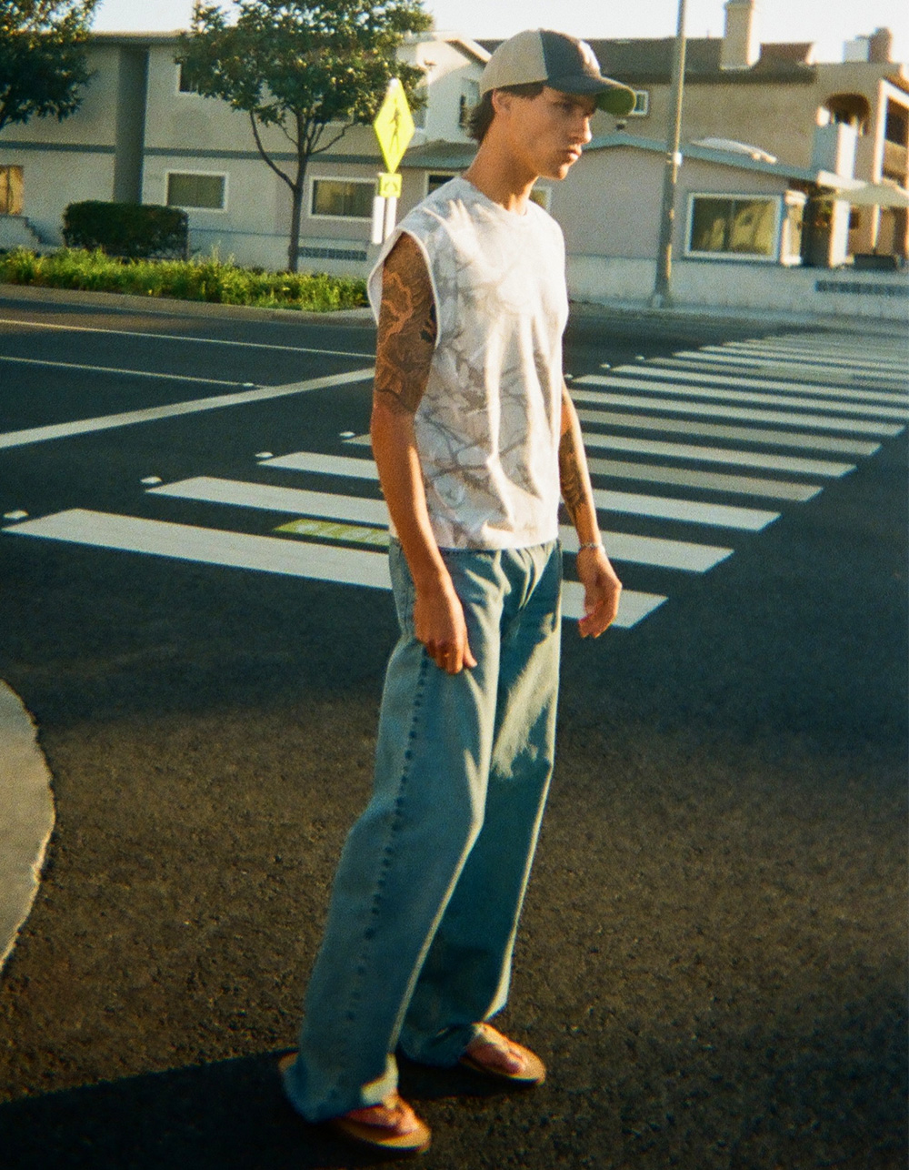 RSQ Mens Baggy Jeans - VINTAGE MED