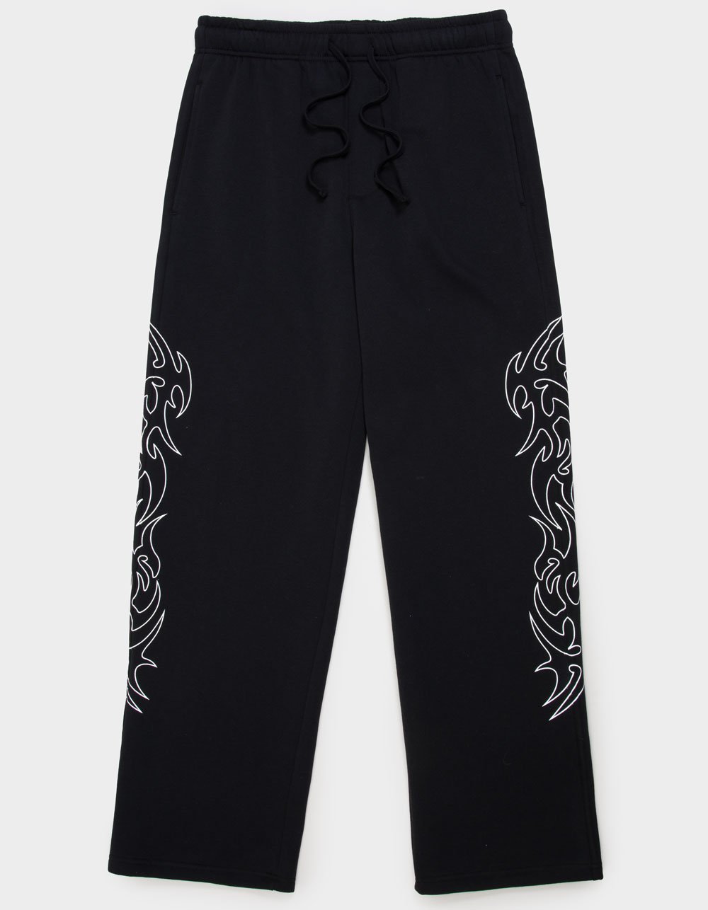 RSQ Mens Baggy Graphic Sweatpants - BLACK