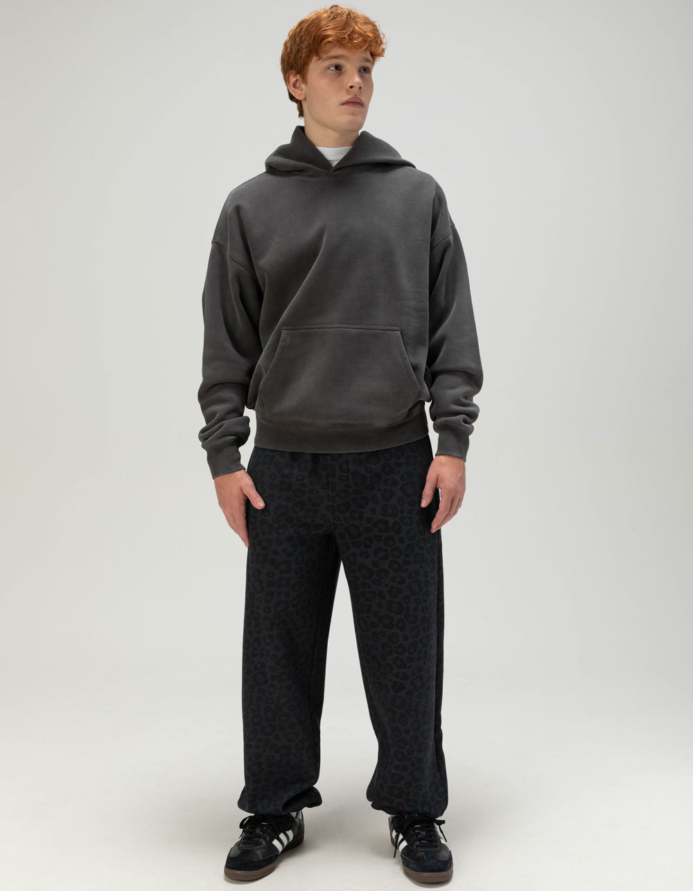 RSQ Mens LEOPARD Print Baggy Sweatpants