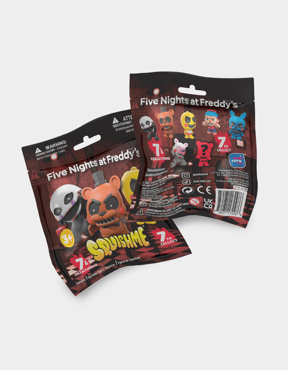 FIVE NIGHTS AT FREDDY'S Squishme Figure Blind Bag - ASST