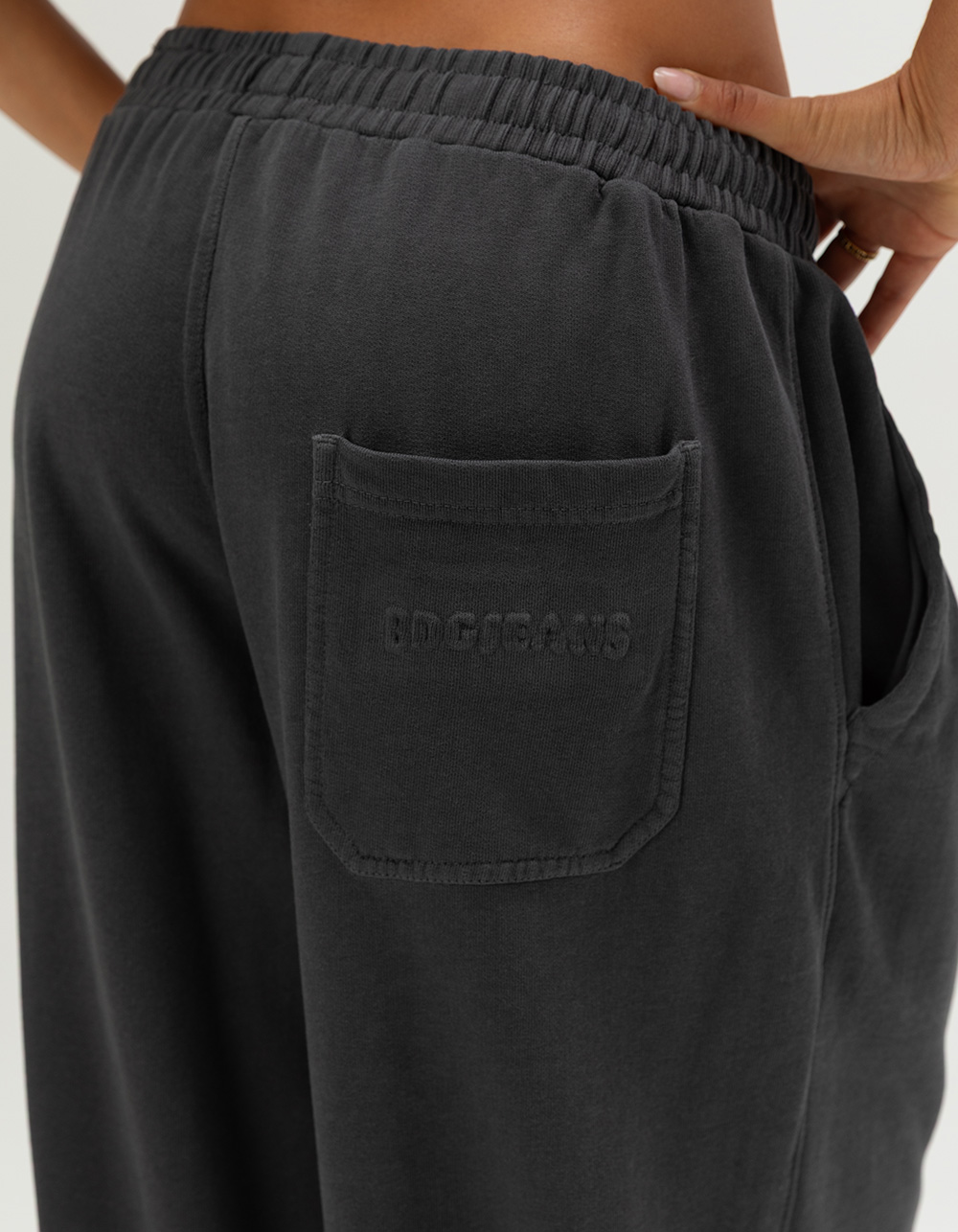 BDG Urban Outfitters Bobbi Womens Jogger Sweatpants - CHARCOAL