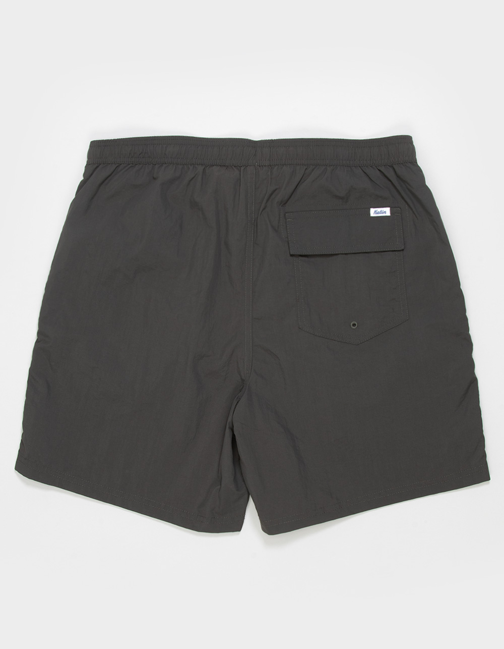 KATIN Poolside Mens Volley Shorts - WASHED BLACK