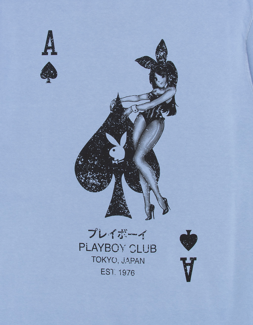 海外【COLOR BARS x Playboy】 Ace Of Spades Mens Boxy Tee COLOR BARS x Playboy Ace Of Spades Mens Boxy Tee