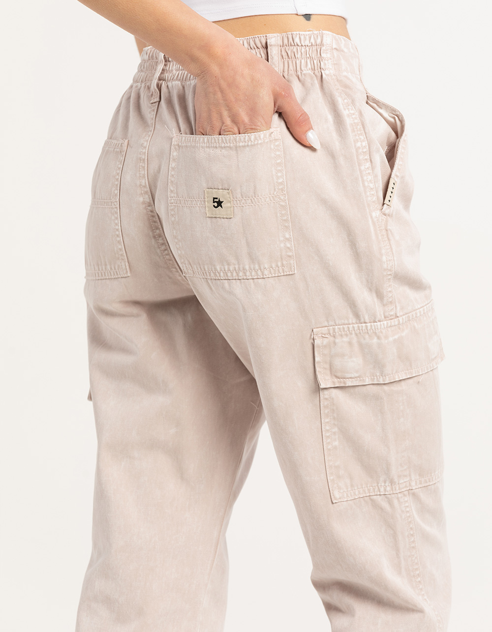 FIVESTAR GENERAL CO. Womens Cargo Jogger Pants - ORCHID