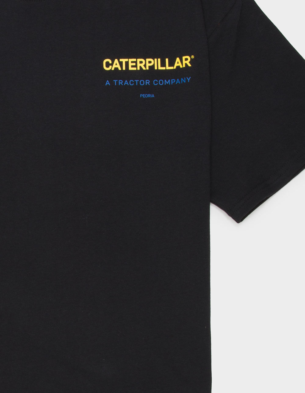 CATERPILLAR Mens Heavyweight Tee - WASHED BLACK