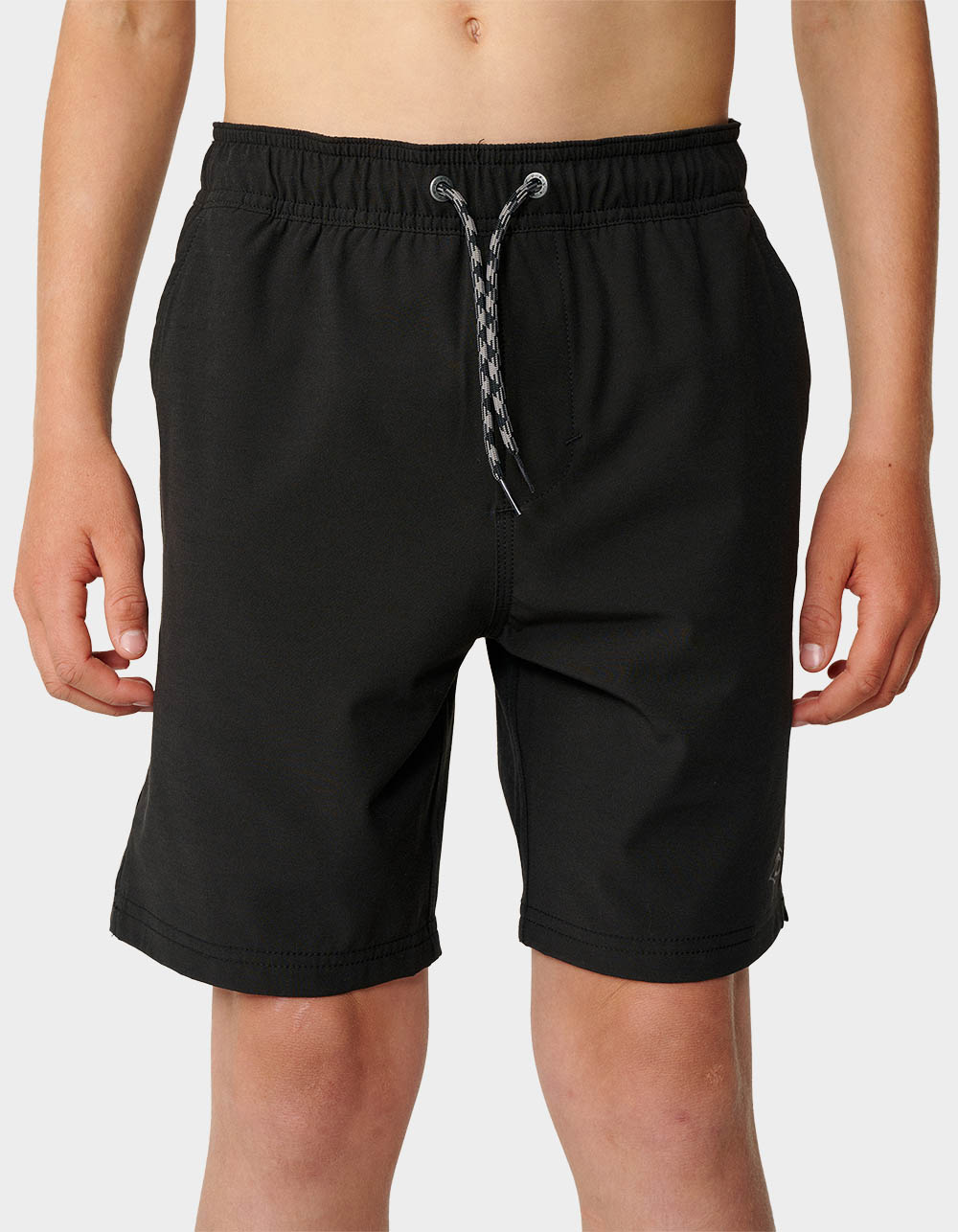 RIP CURL Boardwalk Phase Boys Volley Shorts - BLACK