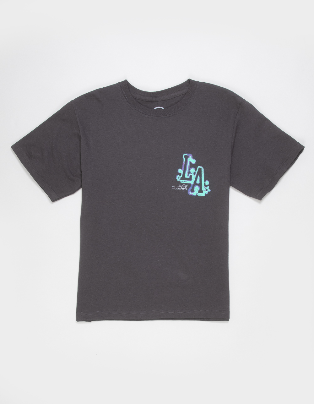 CVLA LA Don't Quit Boys Tee - CHARCOAL