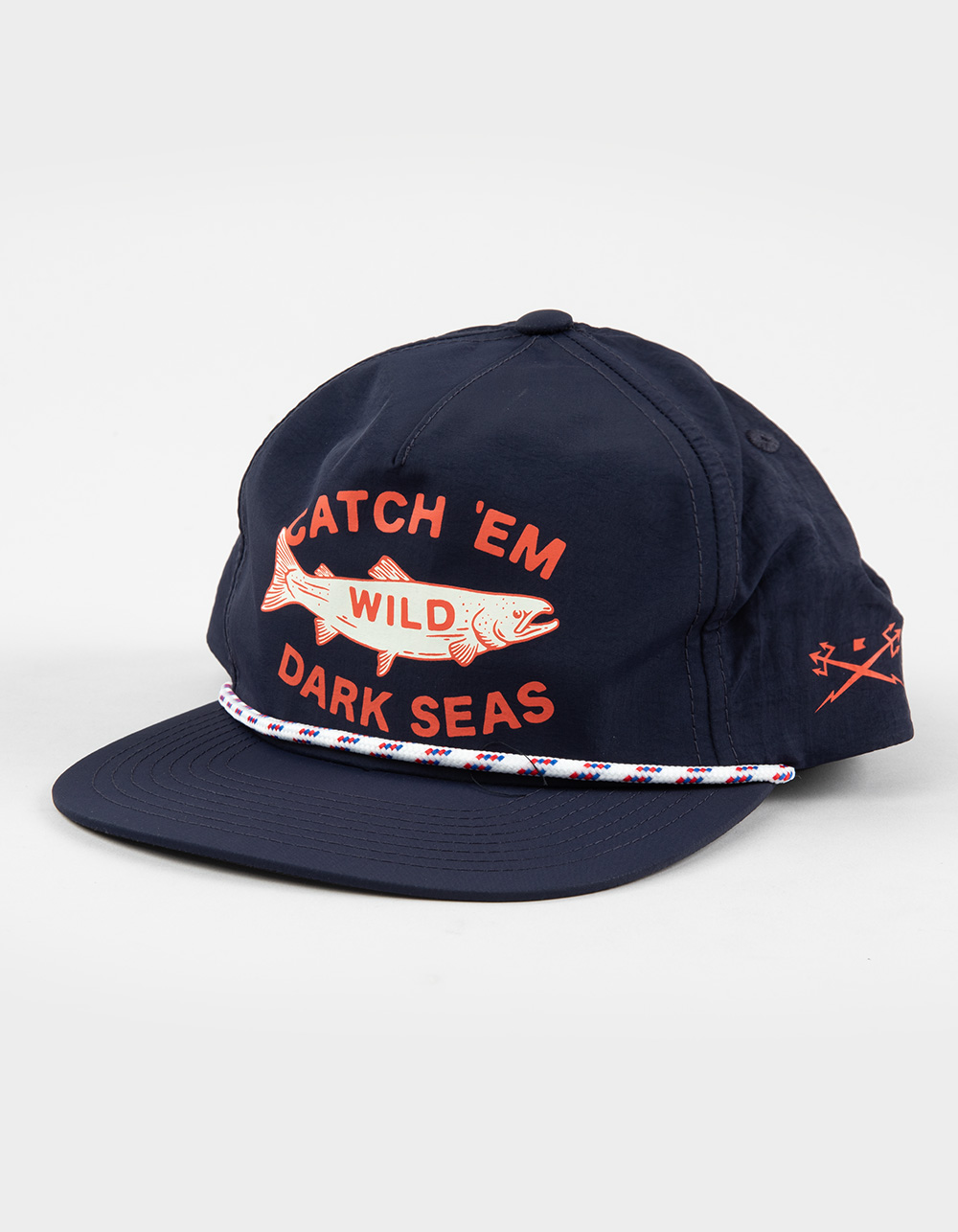 DARK SEAS Hargus 5 Panel Snapback Hat - NAVY