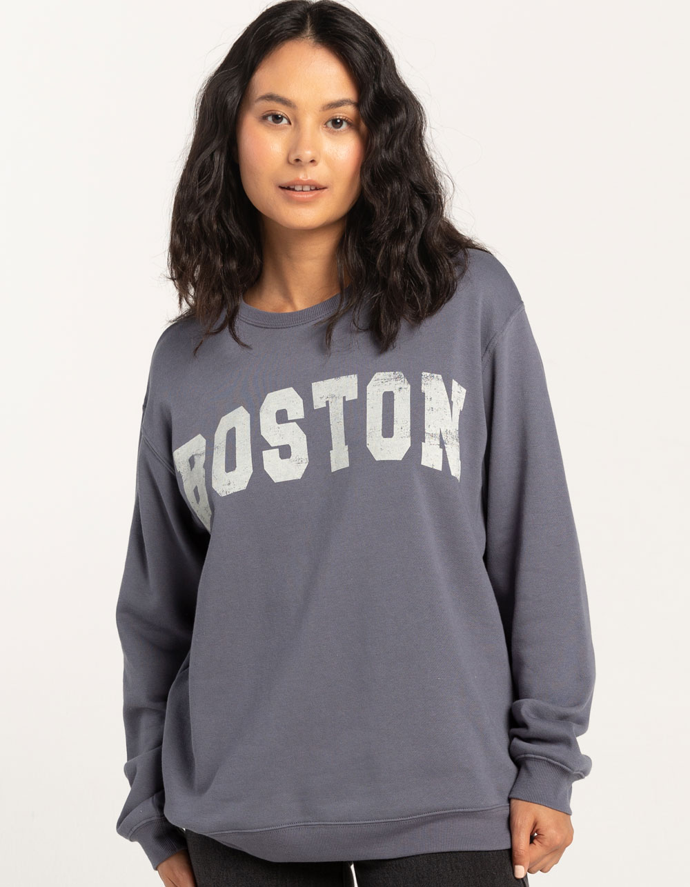 RSQ Womens Boston Crewneck Sweatshirt - BLUE | Tillys